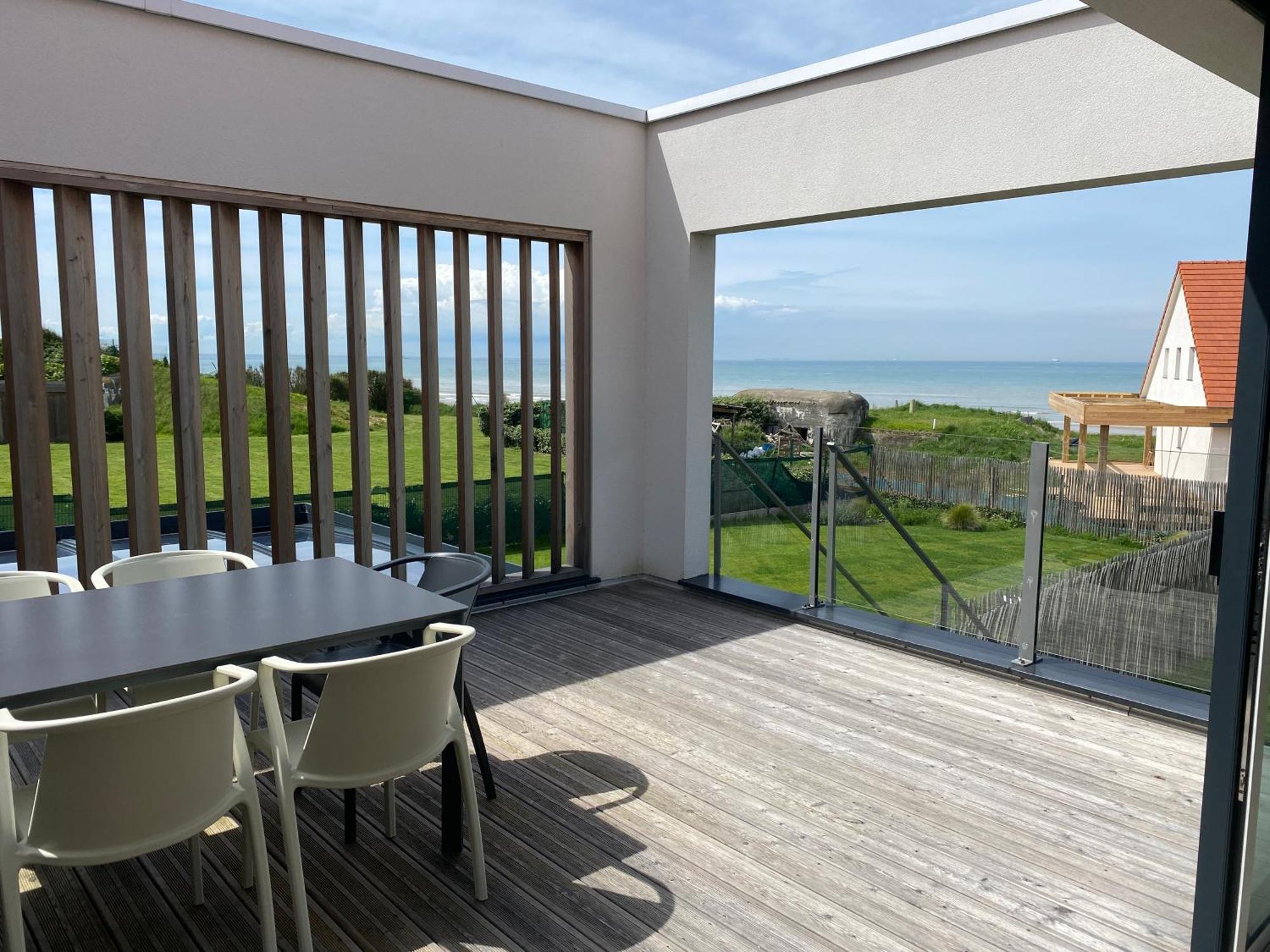 B&B Sangatte-Calais - Terrasse Vue Mer - 2 Min A Pied De La Plage 외부 사진